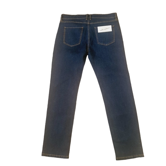 BAM Clothing 73 Zero Bamboo Denim Straight Leg Jeans Dark Blue Size 36 L32 NWT - Picture 6 of 15